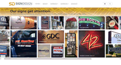 Desktop Screenshot of nysigndesign.com